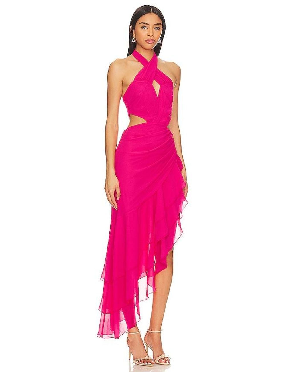 ROBE DE SOIRÉE BOBBIE en Fuchsia Nbd en coloris Pink