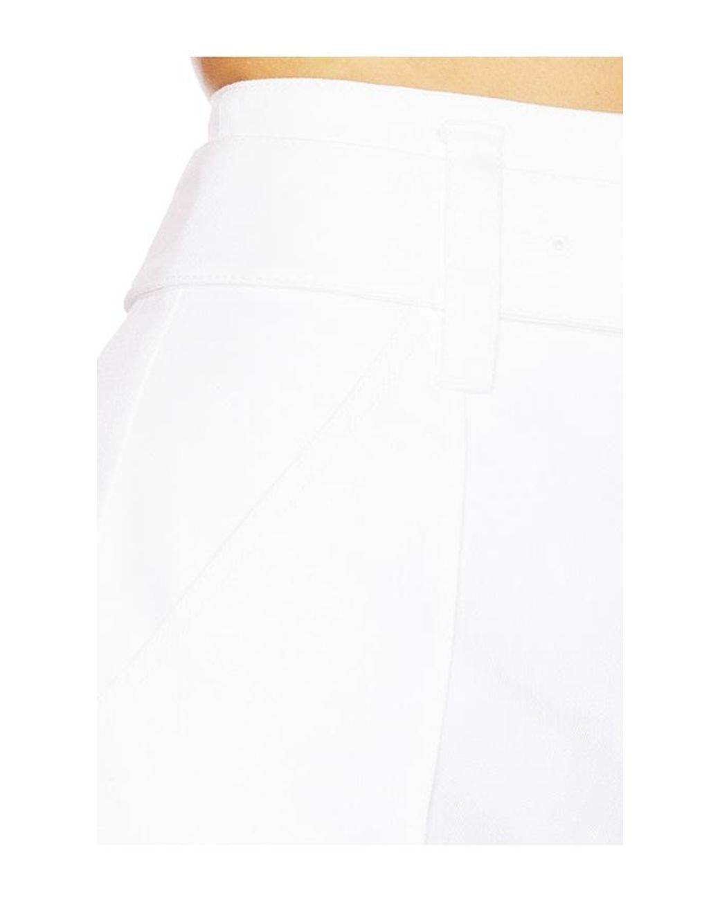 Cinq À Sept White Denim Aldi Short