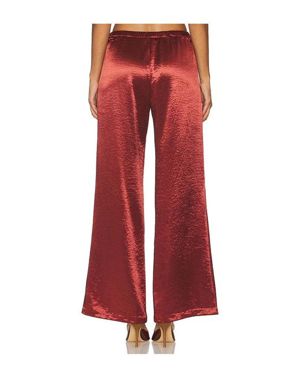 Amanda Uprichard Red Mariko Pants