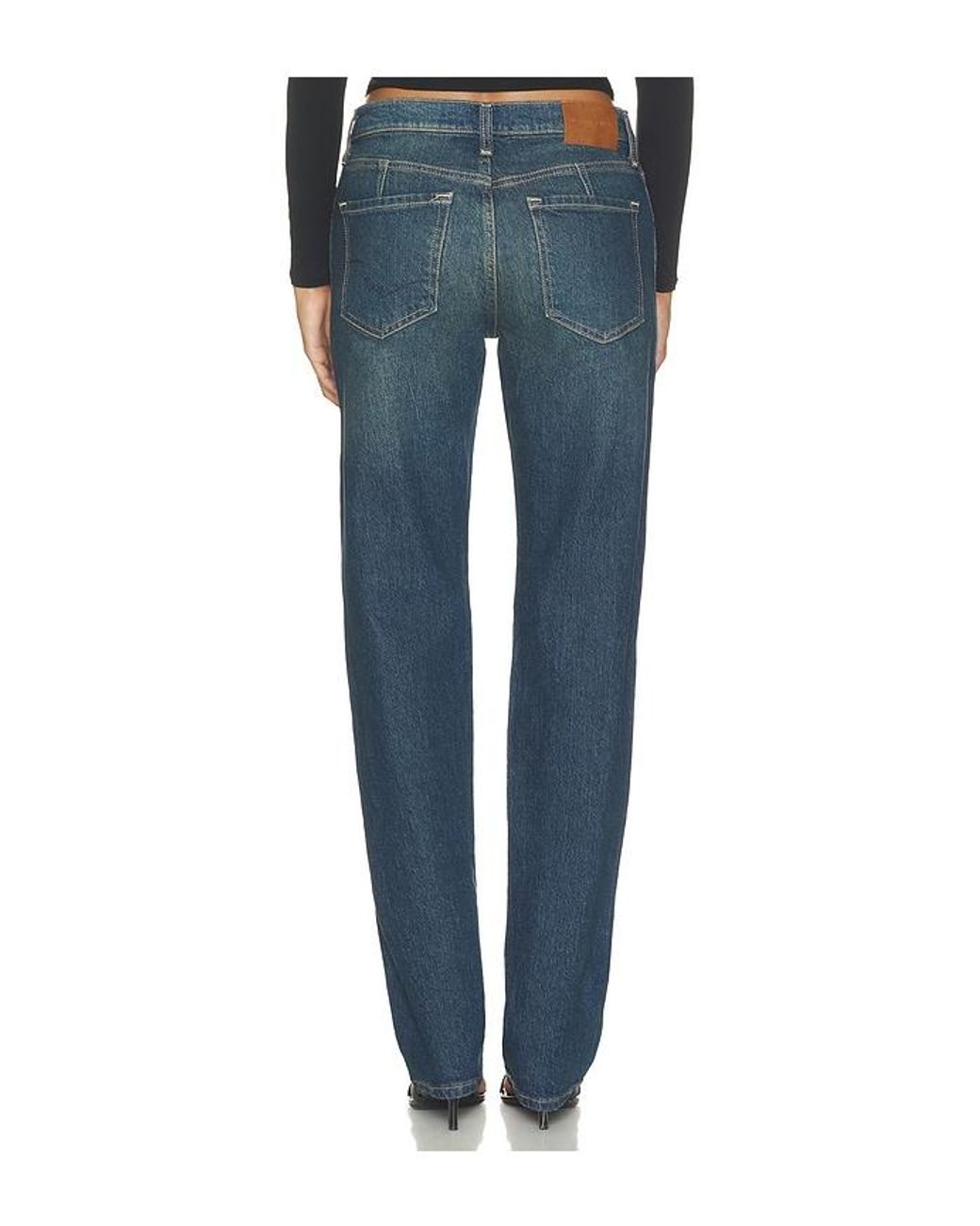 Free People Blue X We The Free Edie High Rise Tapered Jean