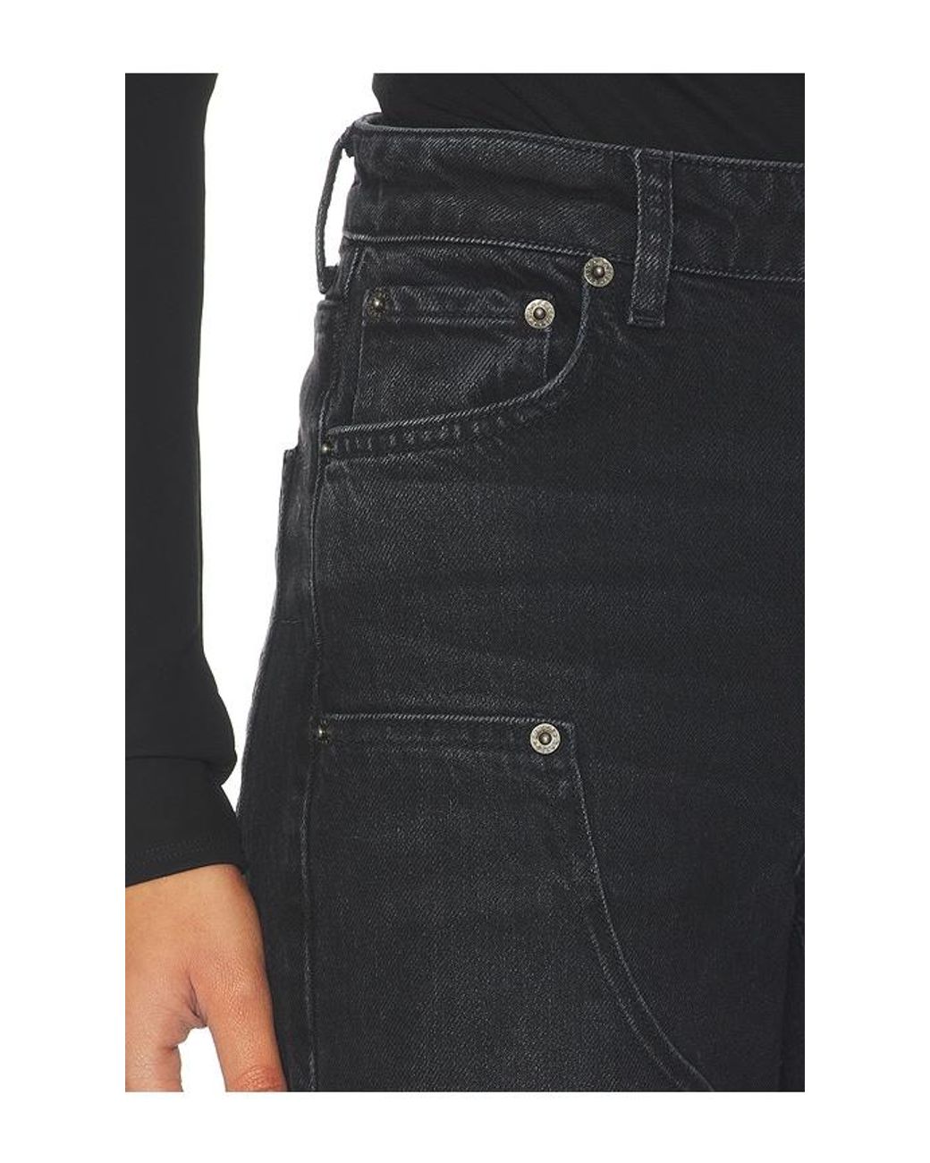 Rails Black Getty Workwear Pant