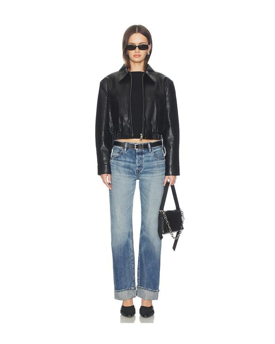 Moussy Blue Deltona Straight Jeans