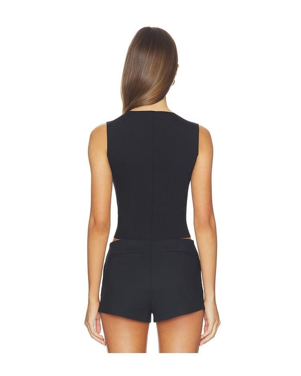Commando Blue Neoprene Ceo V-Neck Shell Top