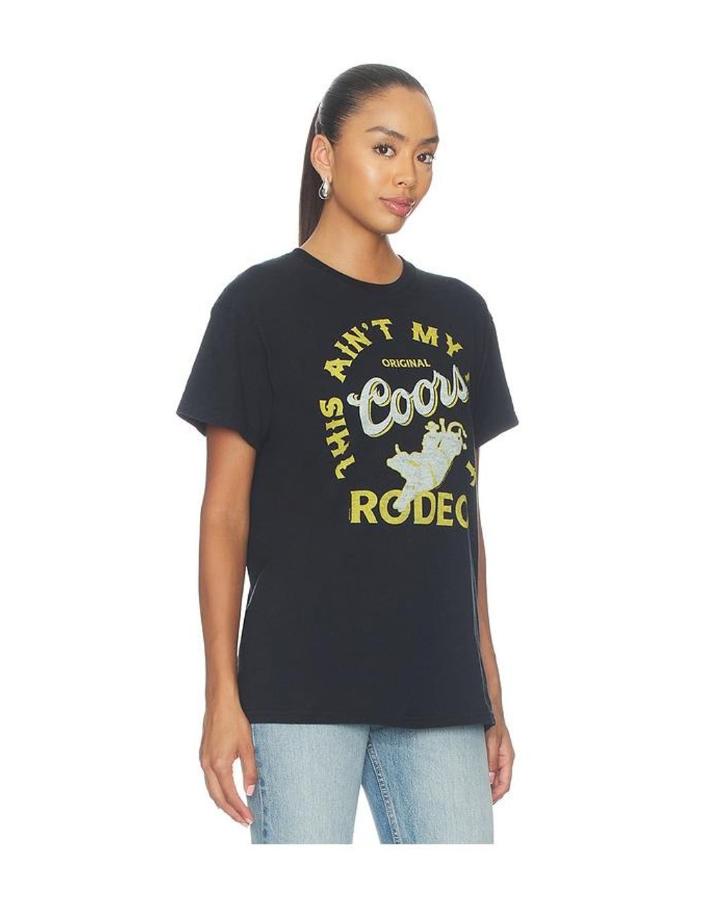 Junk Food Black Coors Rodeo Flea Market Tee