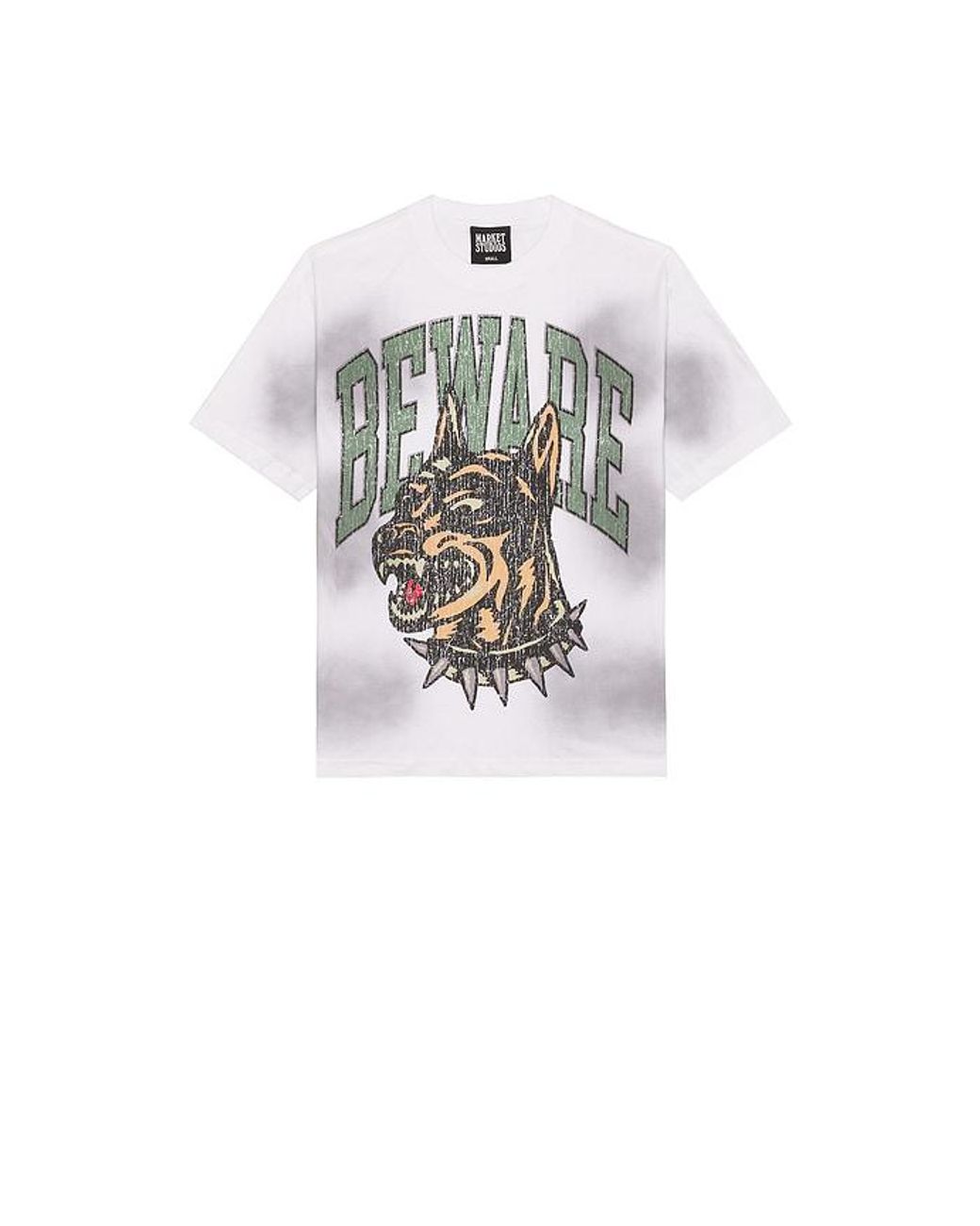 Market Gray Beware The Dobie Tee for men