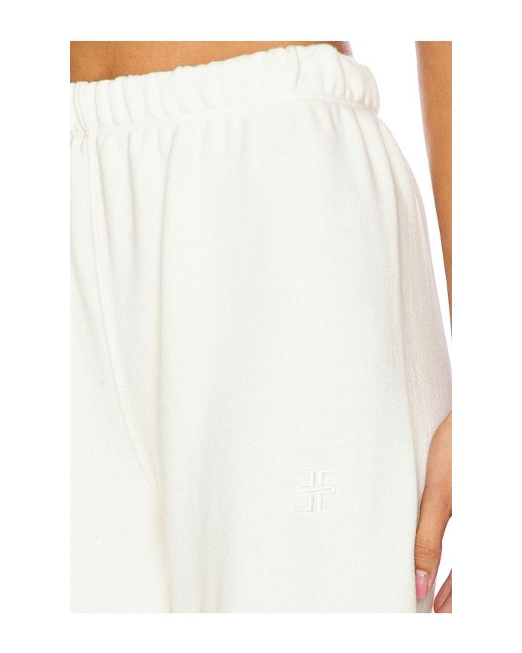 ÉTERNE White Classic Sweatpant