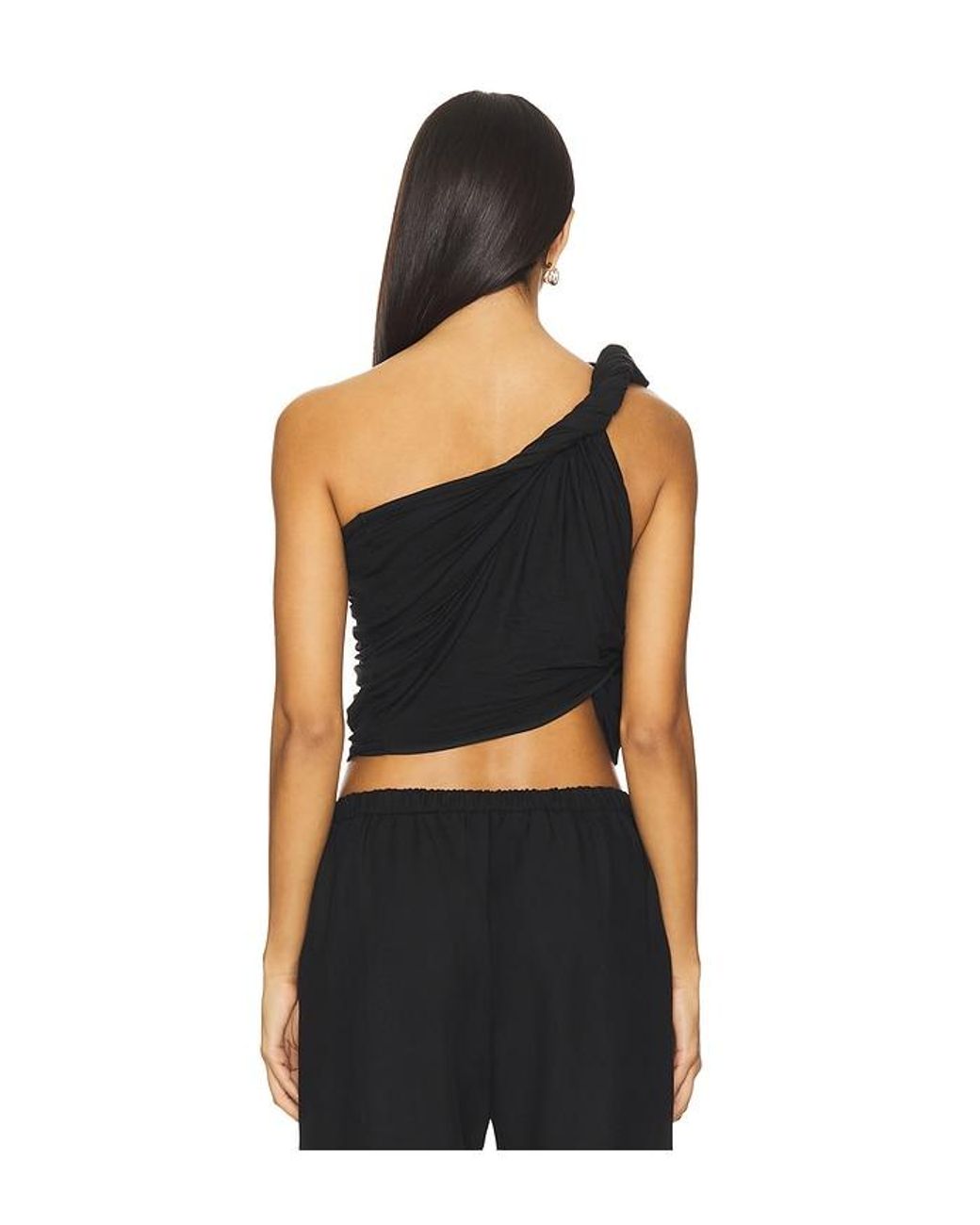 AYA MUSE Black Twist Top