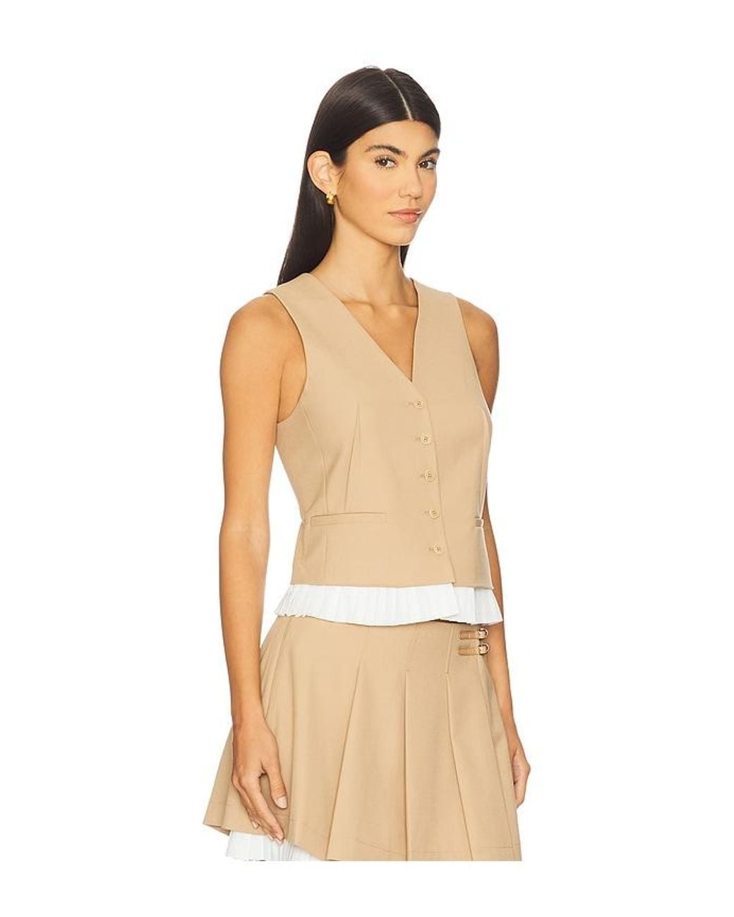 Jonathan Simkhai Natural Laiken Vest