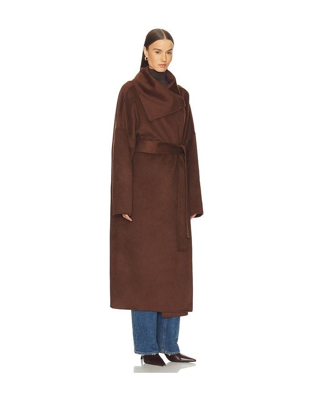 Camila Coelho Brown Mirta Coat