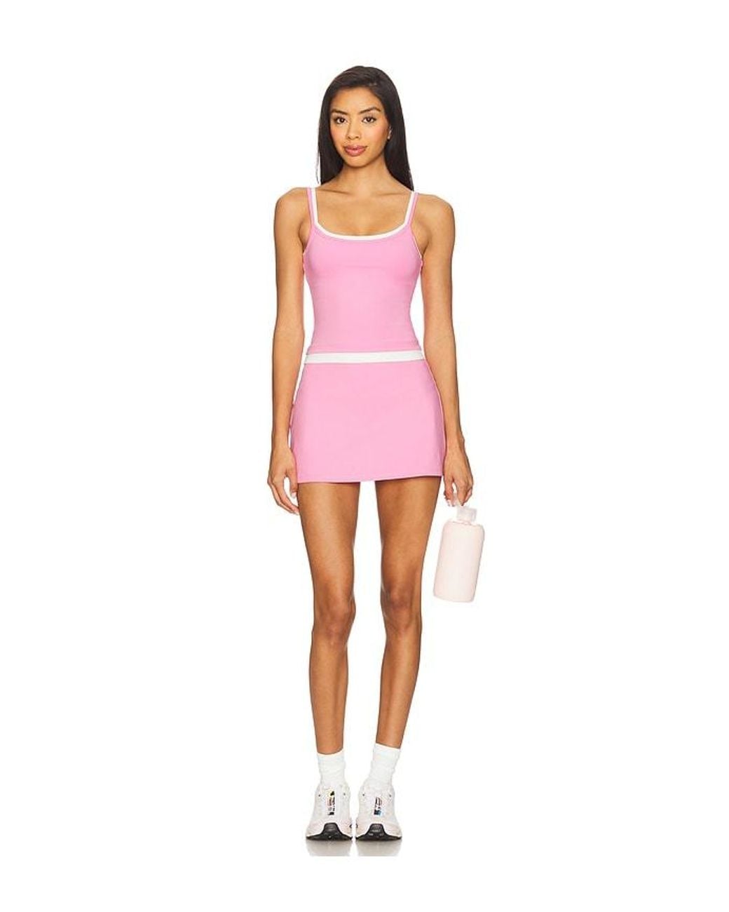 WellBeing + BeingWell Pink Flowwell Sage Tank