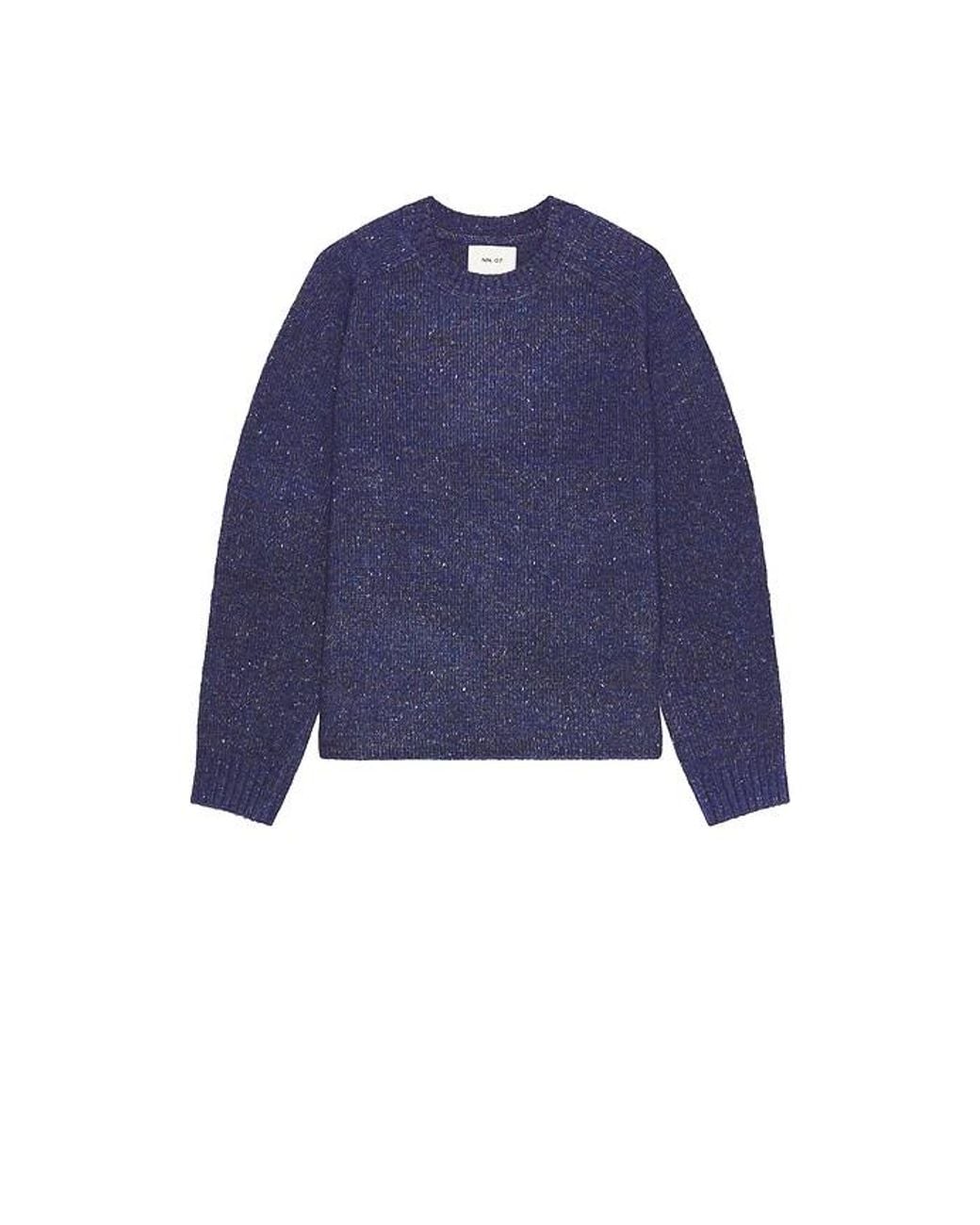 NN07 Blue Jim Crew Neck 60074 for men