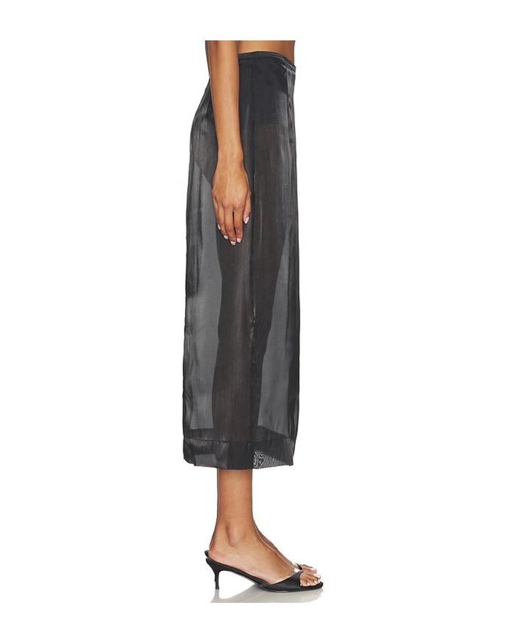 Madison The Label Black Knox Midi Skirt