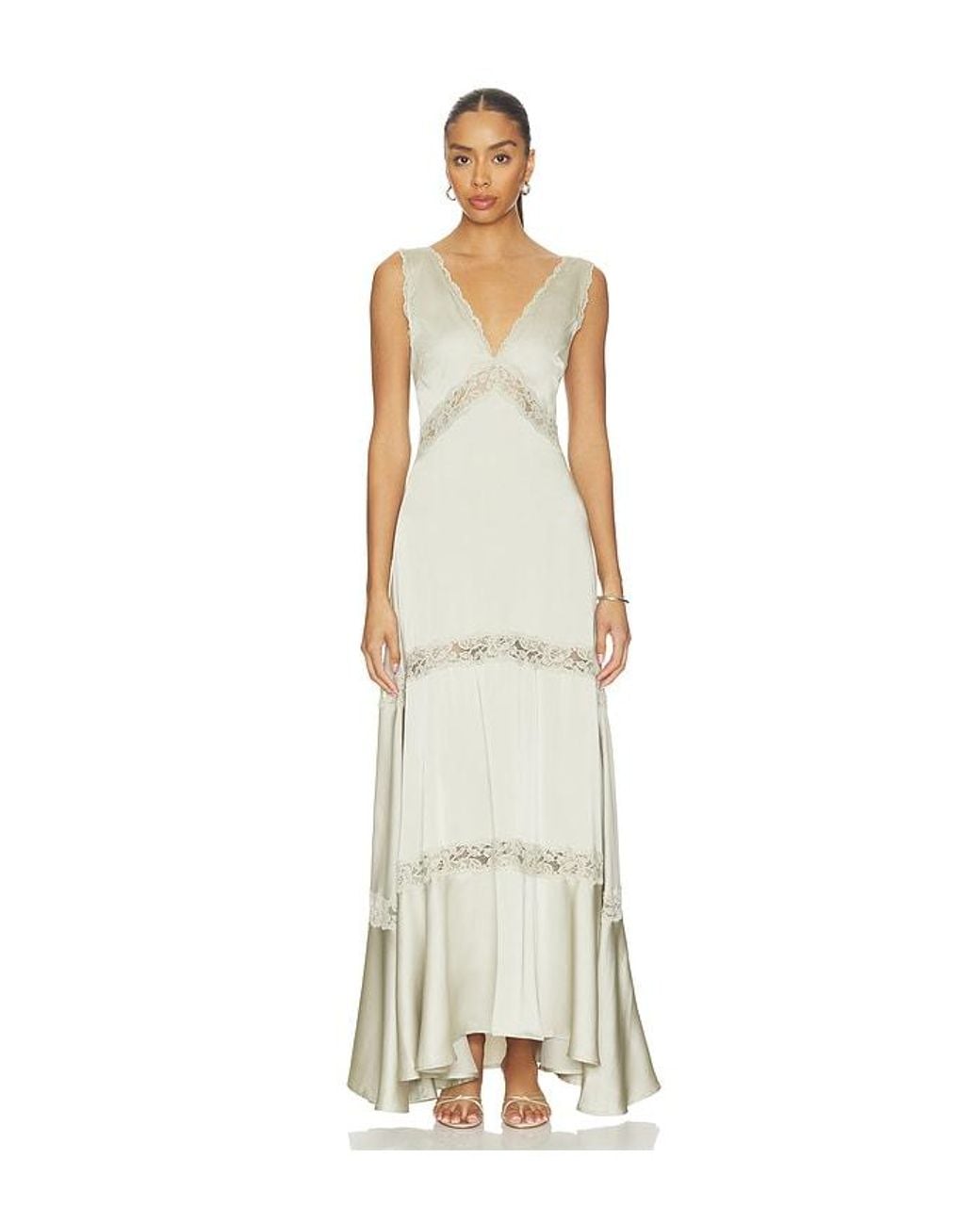 Tularosa White Claire Maxi Dress