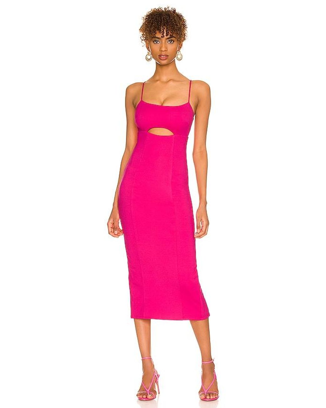 Vestido Midi Enzo En Color Rosado Talla (También En Xs) h:ours de color Pink
