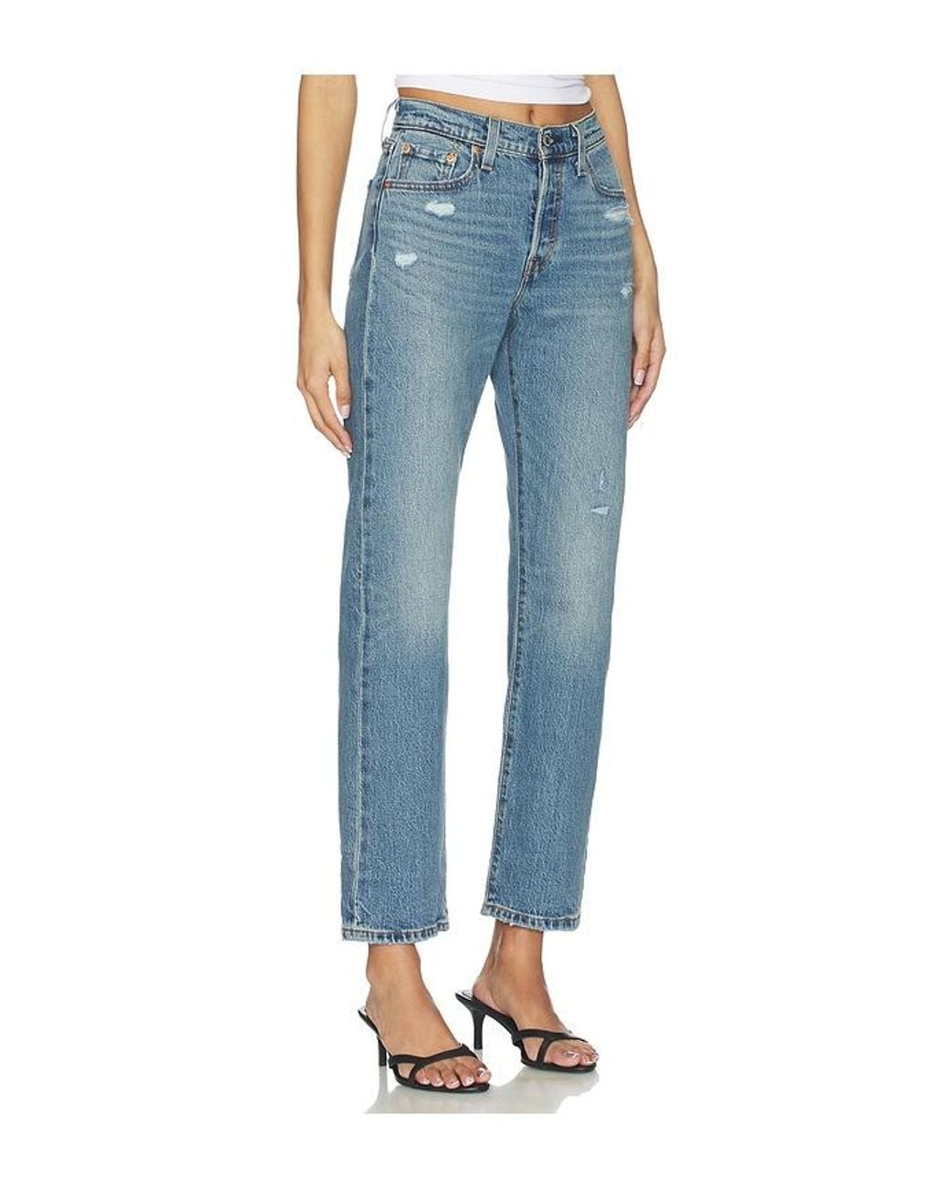 Levi's Blue 501 Curve Straight Jeans