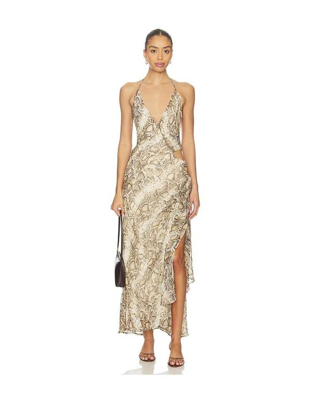 Bardot White Cyrel Printed Maxi Dress