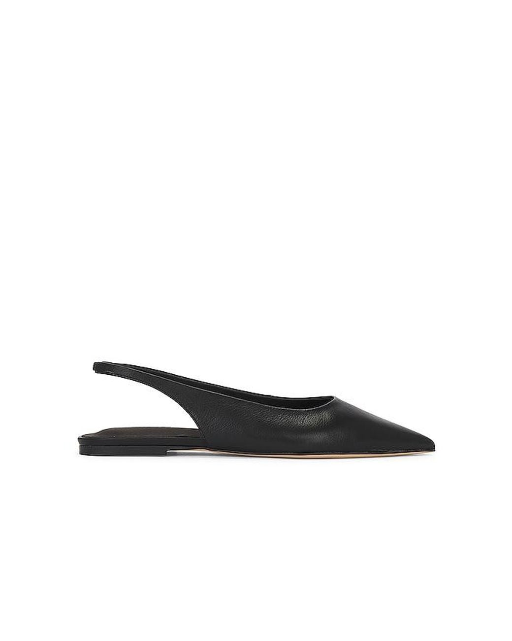 Tony Bianco Black Javier Flat