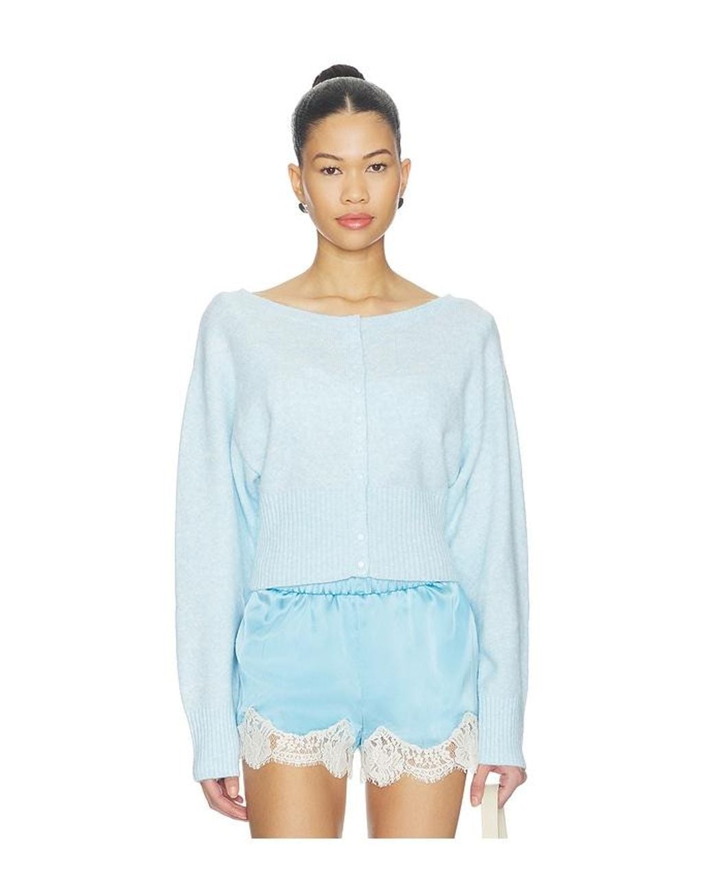 LSPACE Blue The Moment Cardigan