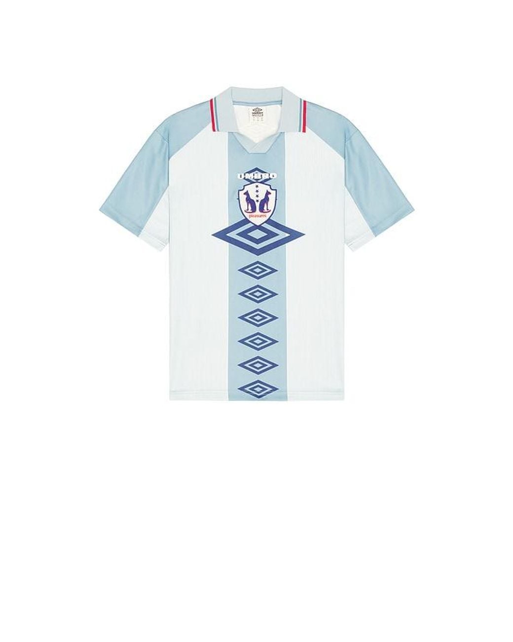Pleasures Blue X Umbro Two Cats Jersey for men