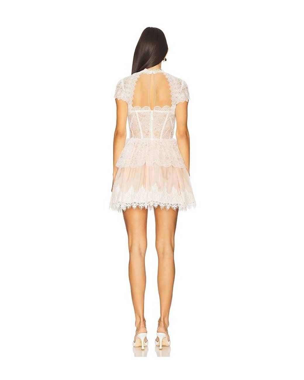 Bronx and Banco White Daphne Mini Dress