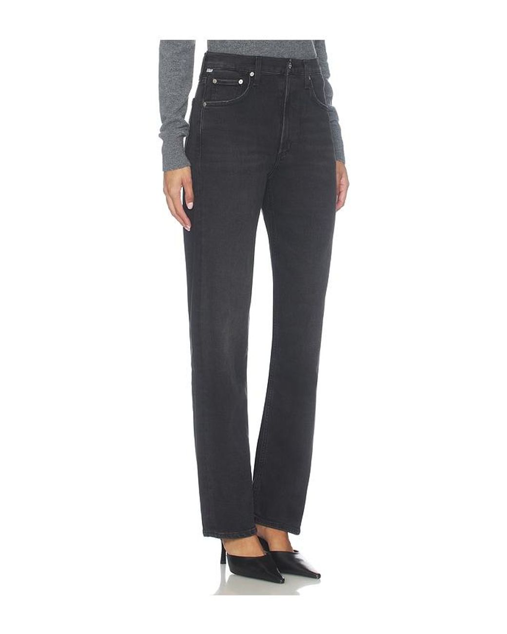 Citizens of Humanity Blue Palma Straight Long Jean