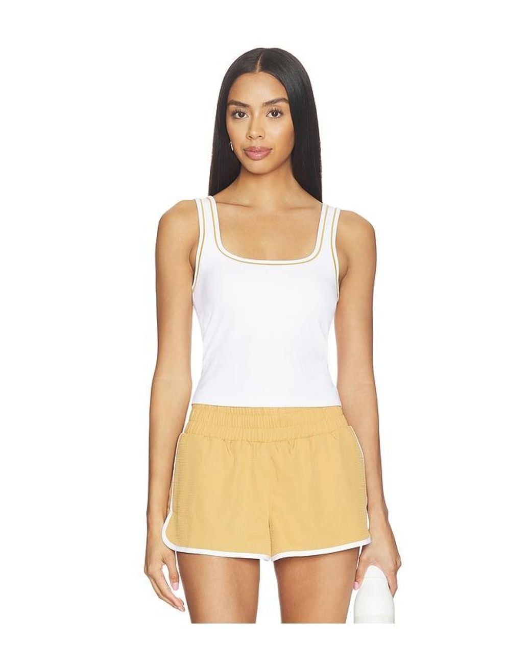 Varley Natural Barney Piped Tank Top
