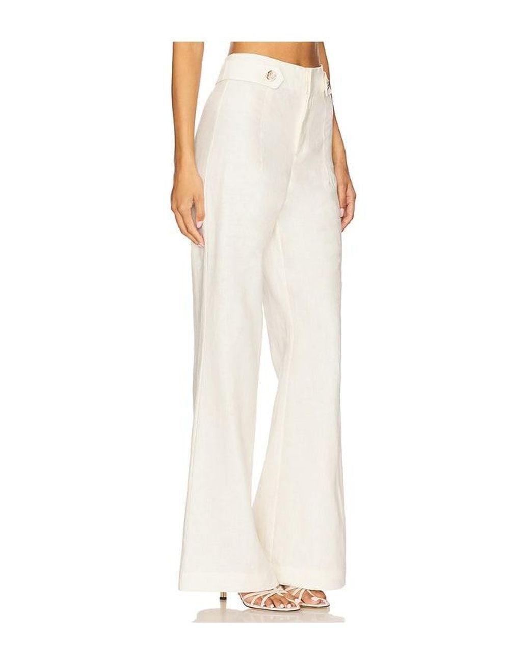 Hevron White Carlin Pant