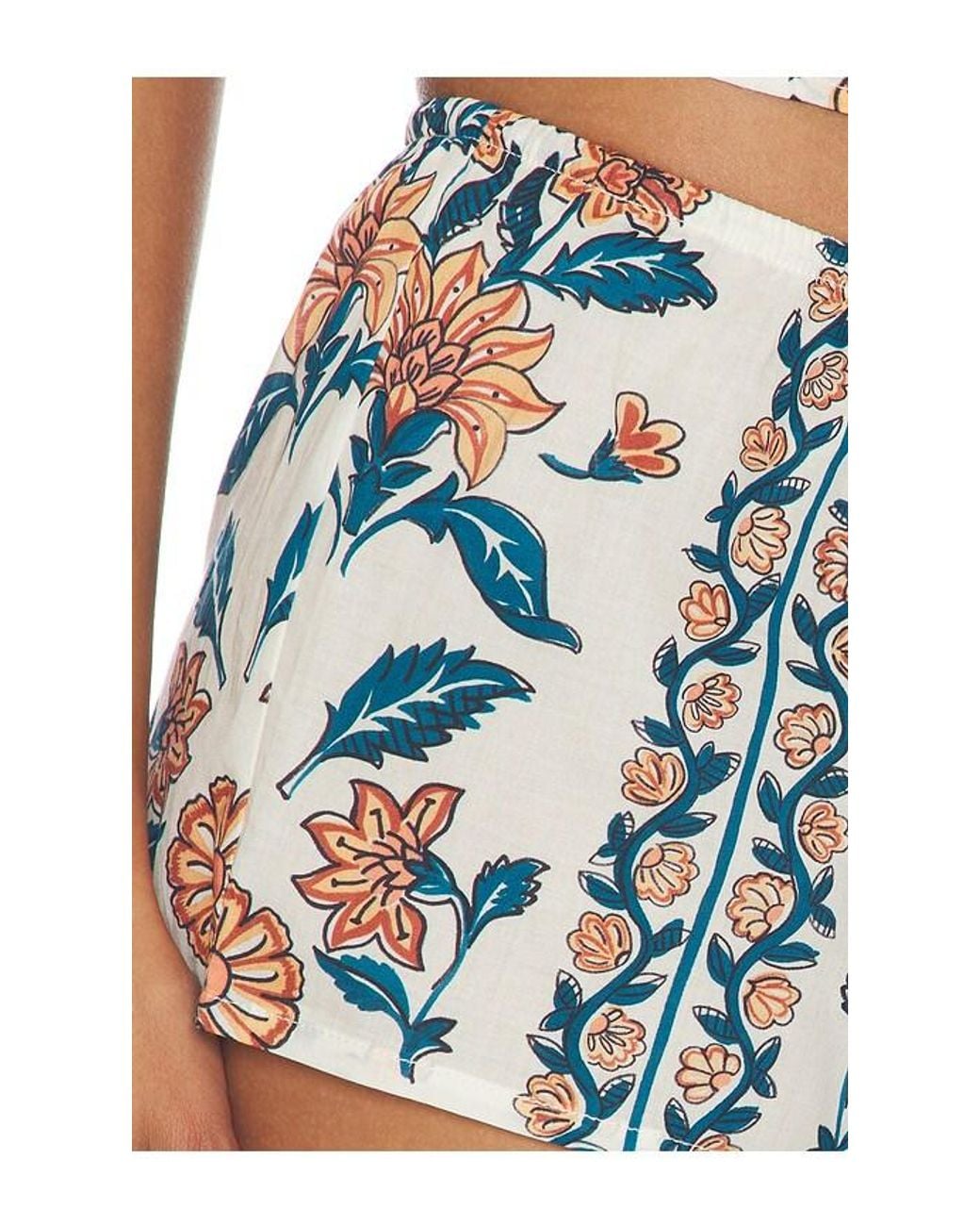 Montce Blue Low-Rise Drawstring Short