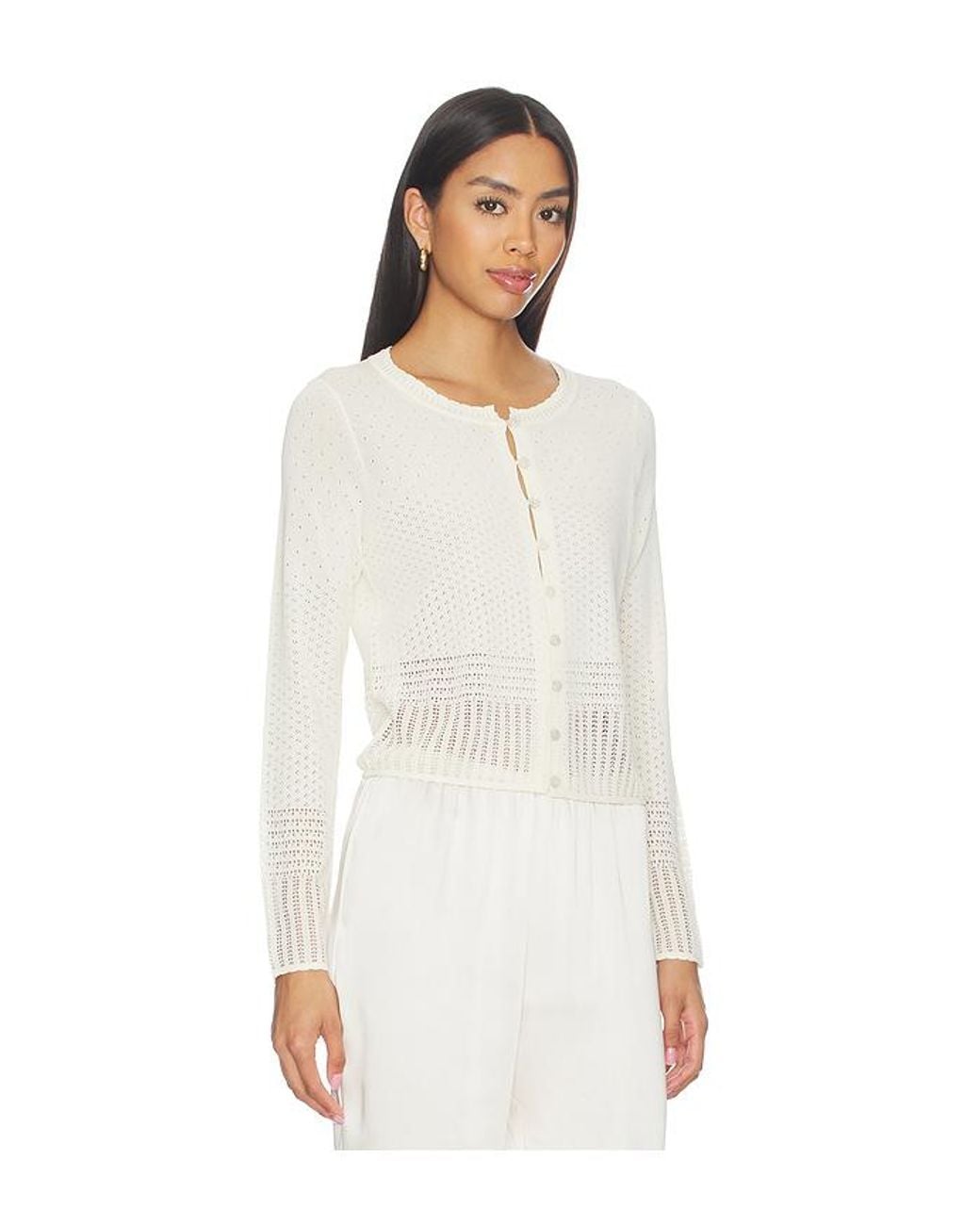 Rag & Bone White Michelle Cardigan