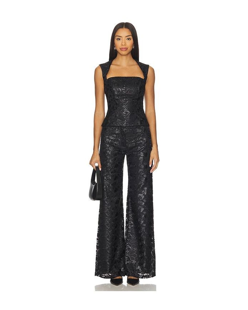 Amanda Uprichard Black Donahue Pants
