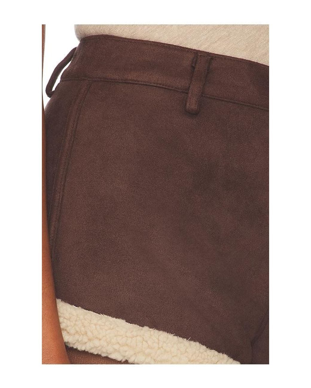 Lovers + Friends Multicolor Lola Faux Shearling Short