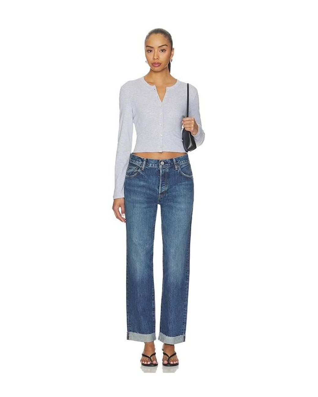 Moussy Blue Kent Straight Leg Jeans