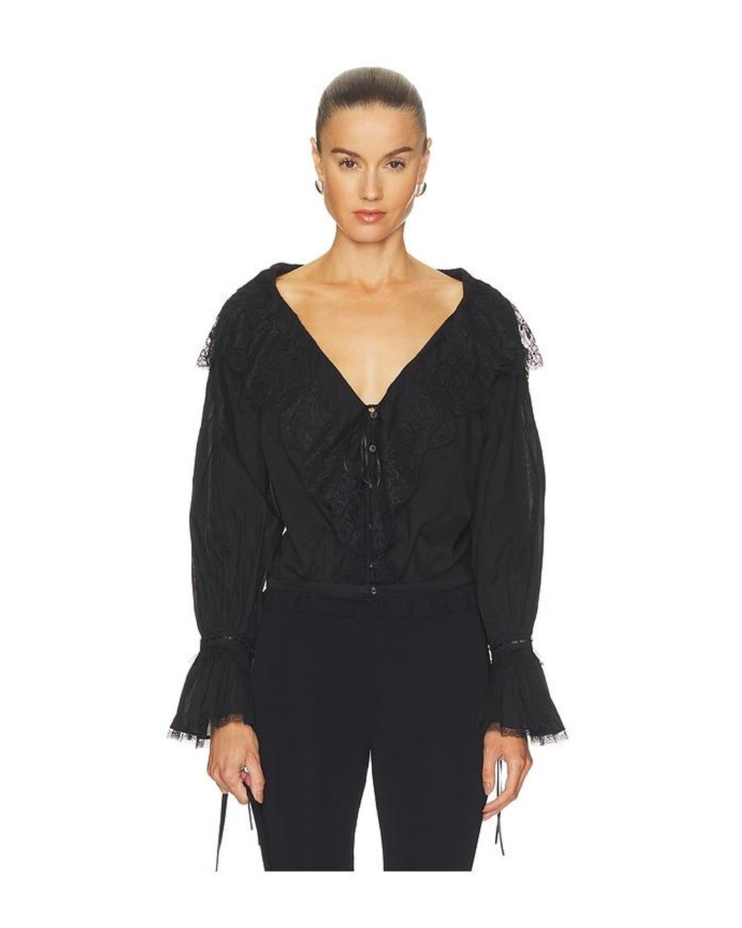 LPA Black Rhea Top