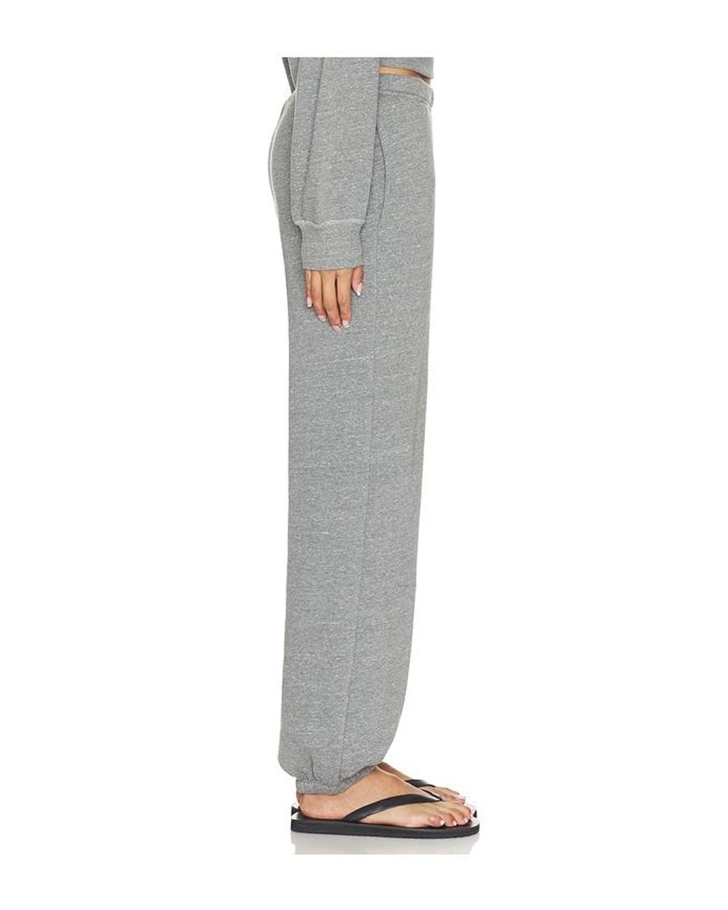ÉTERNE Gray Tri-Blend Fleece Boyfriend Pocket Sweatpant