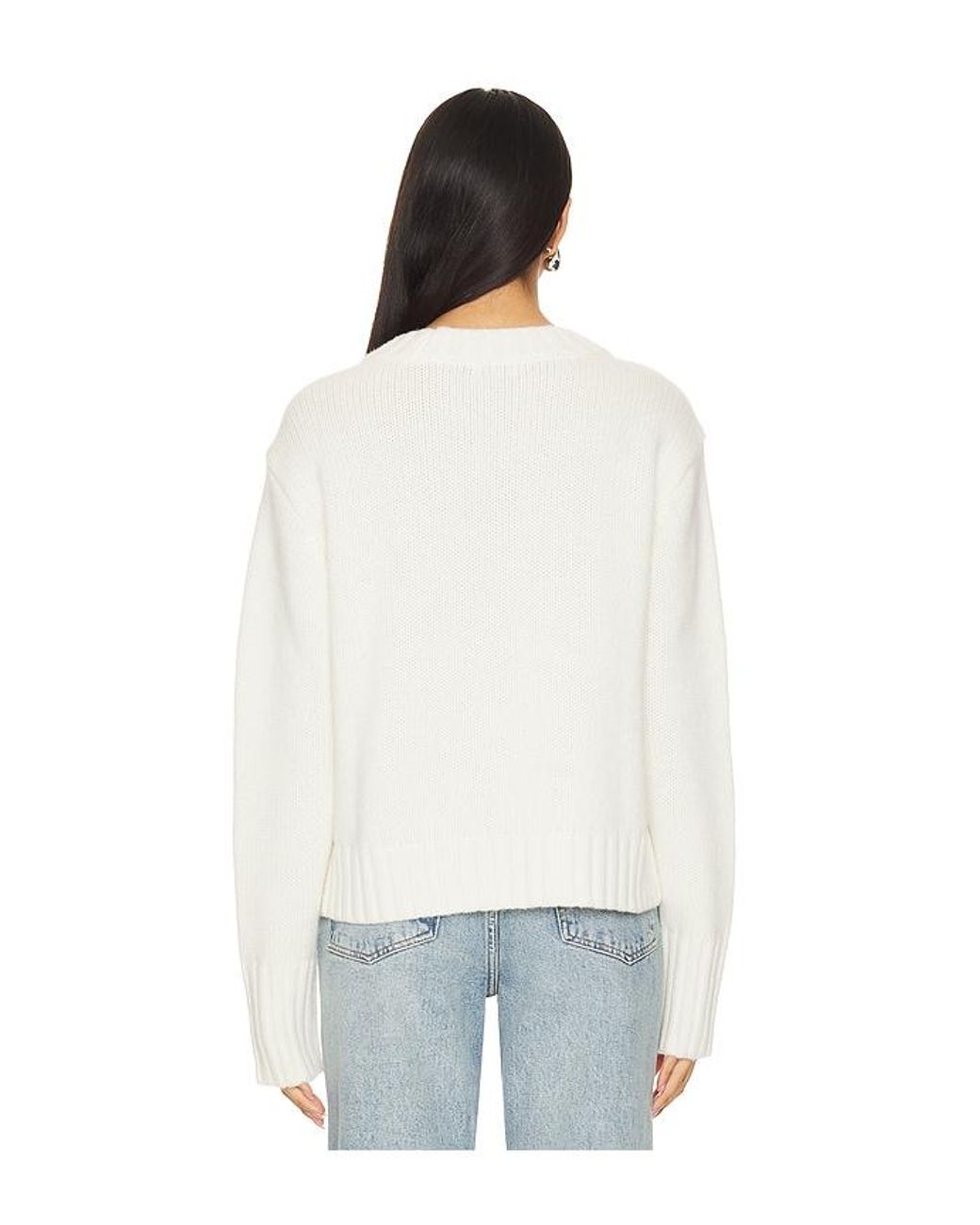 RUE SOPHIE White Estelle Sweater