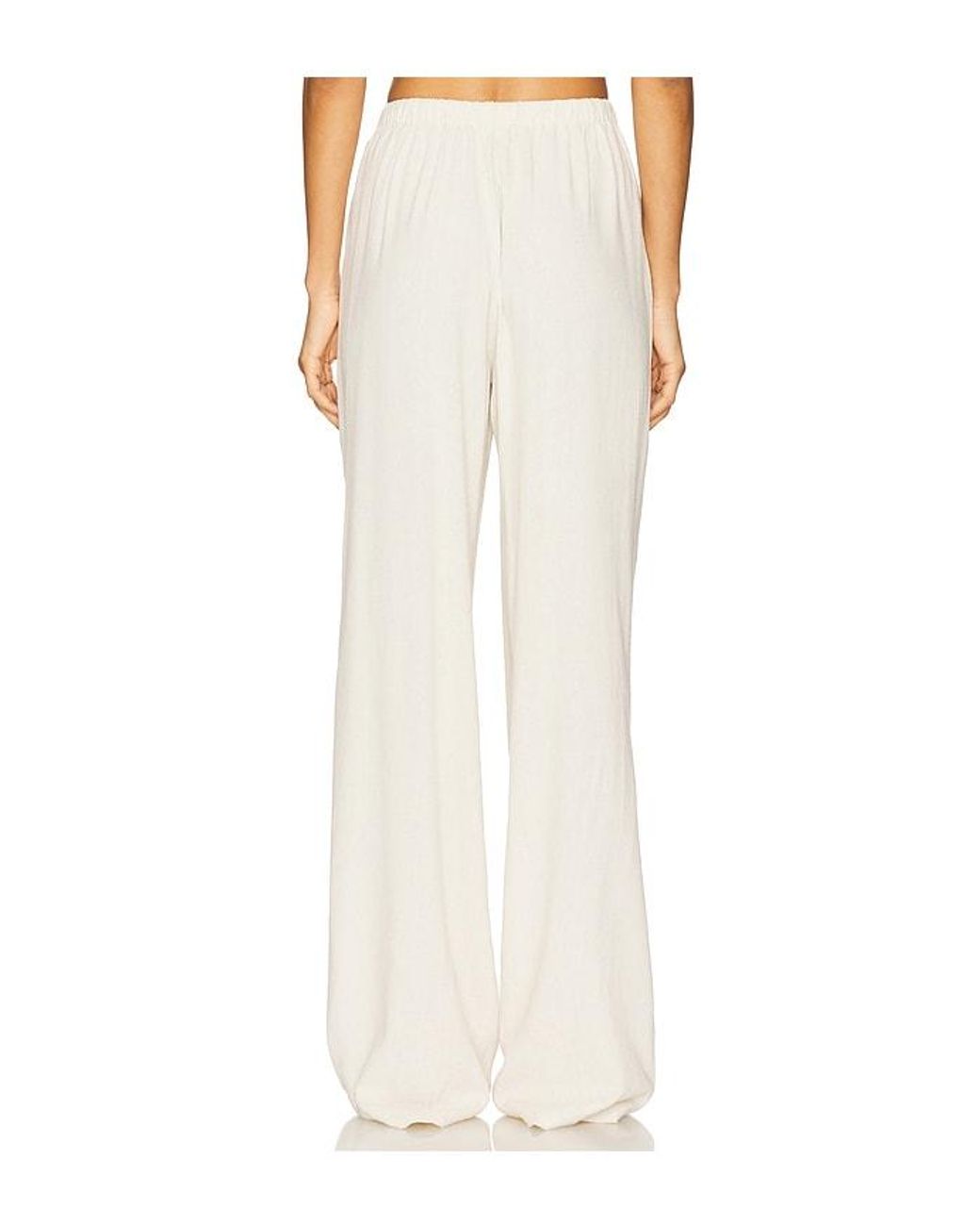 ALL THE WAYS White Beth Drawstring Pant