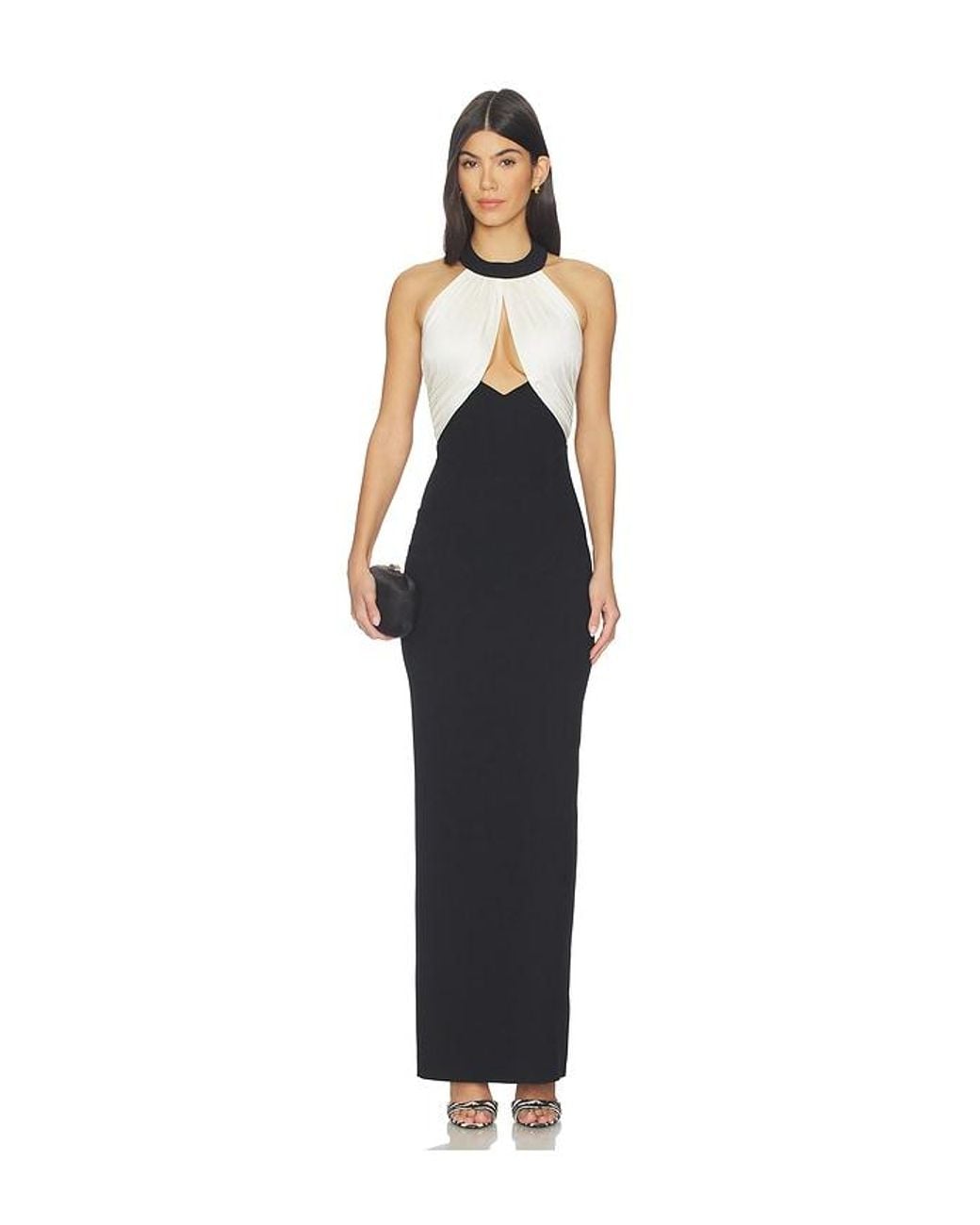Ilkyaz Ozel Black Asena Dress