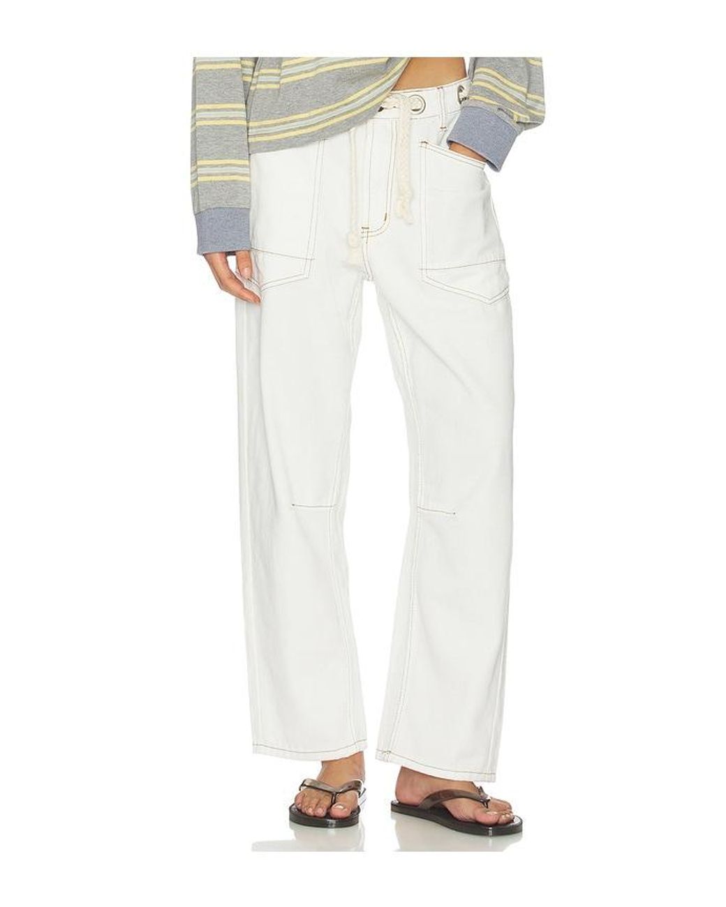 Lioness White Rush Hour Jeans