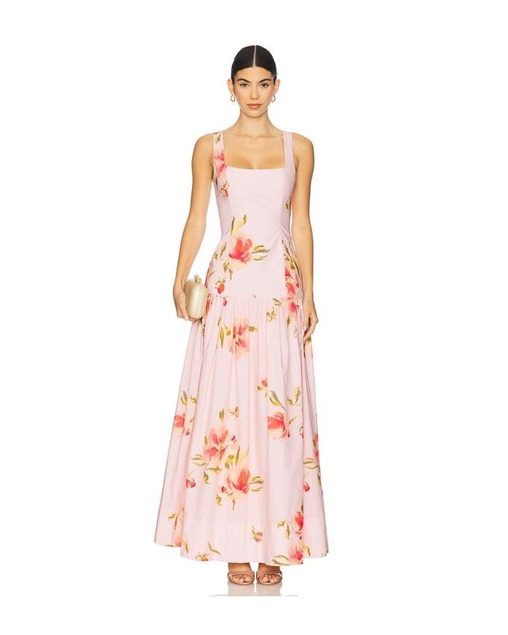 Lovers + Friends Pink Petal Maxi Dress