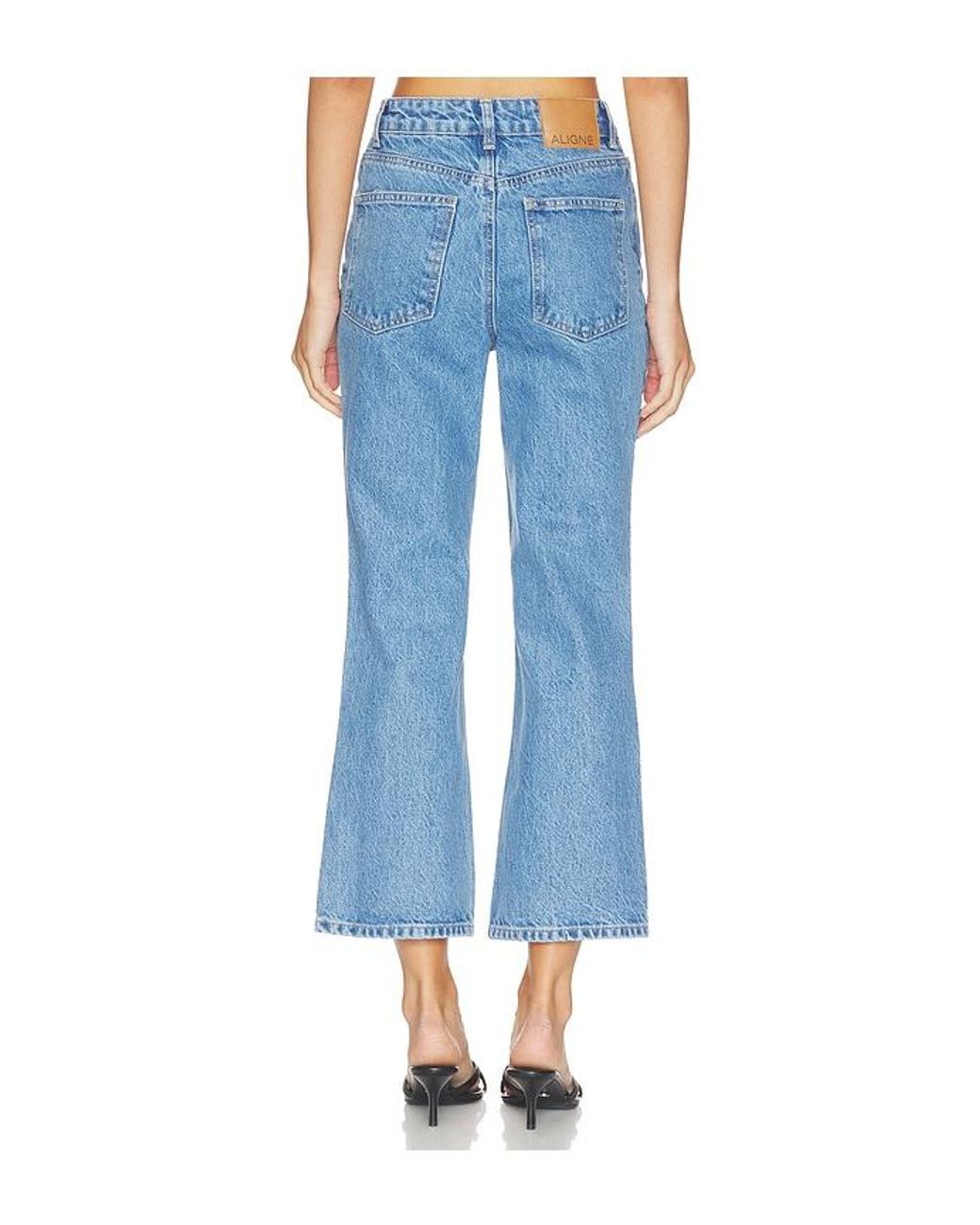 ALIGNE Blue Kick Flare Jean