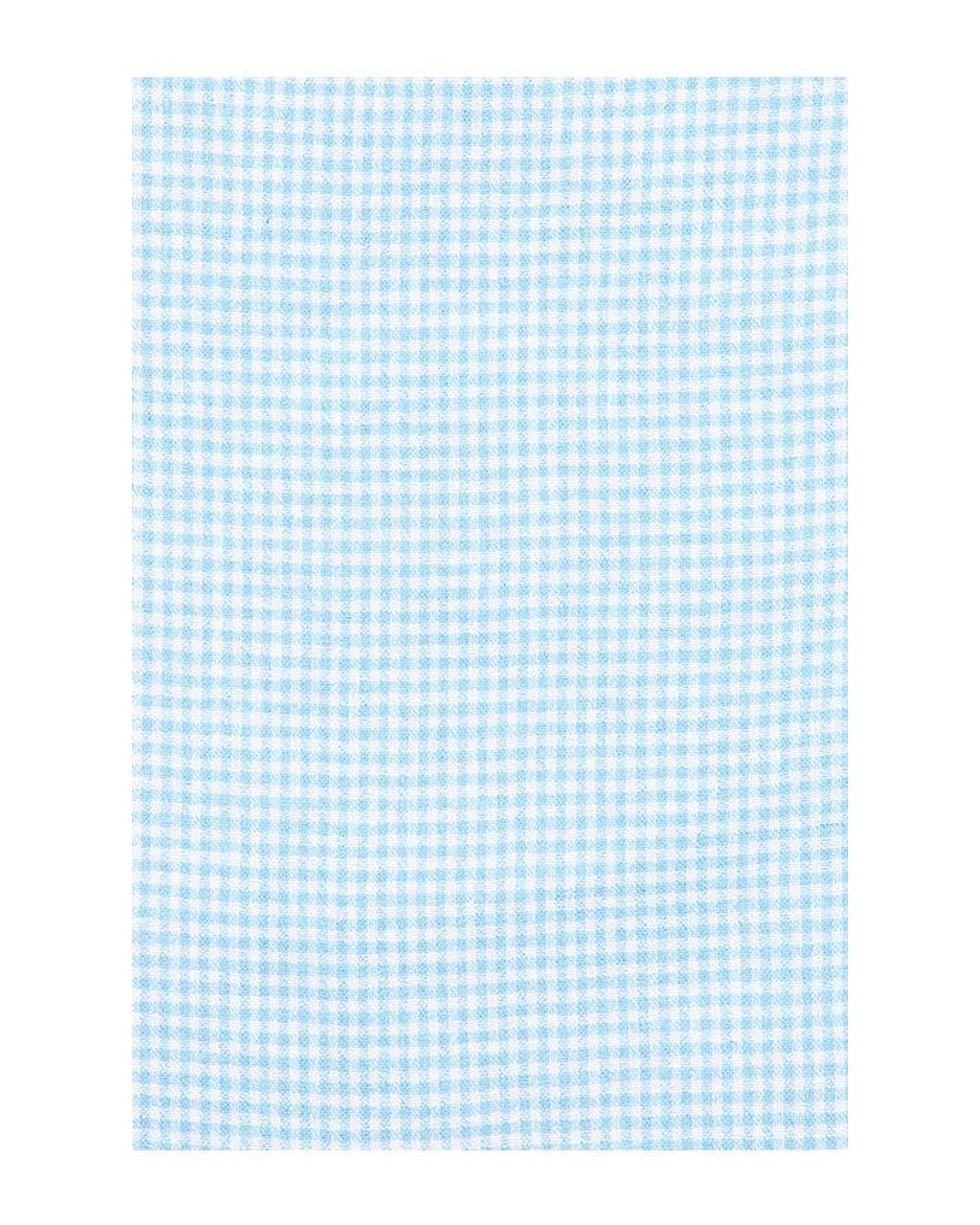 Eberjey Blue Linen Blend Short Dress