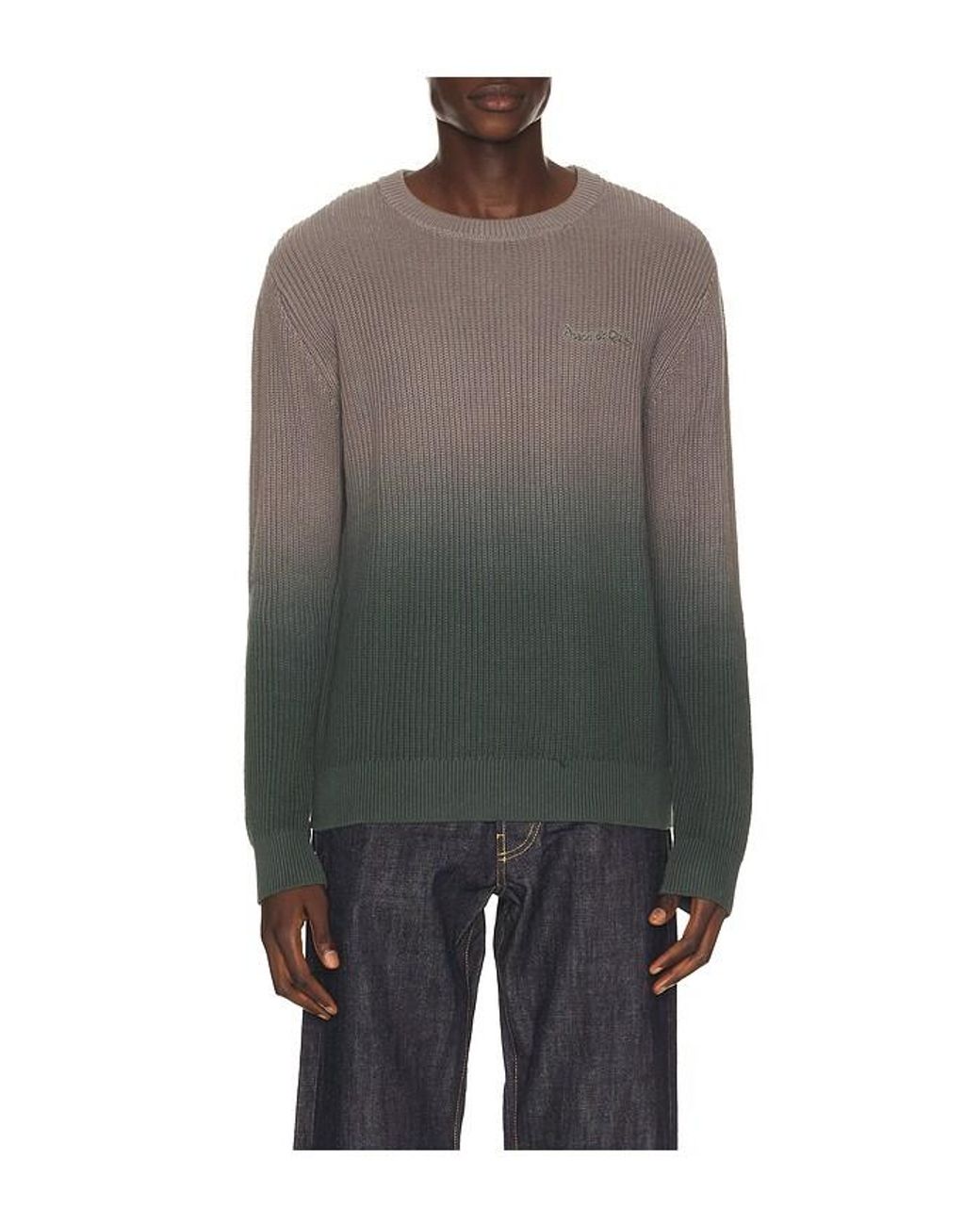 Museum of Peace & Quiet Multicolor Wordmark Knit Sweater for men