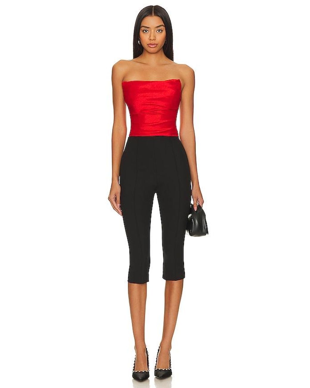 Lovers + Friends Red Adler Top