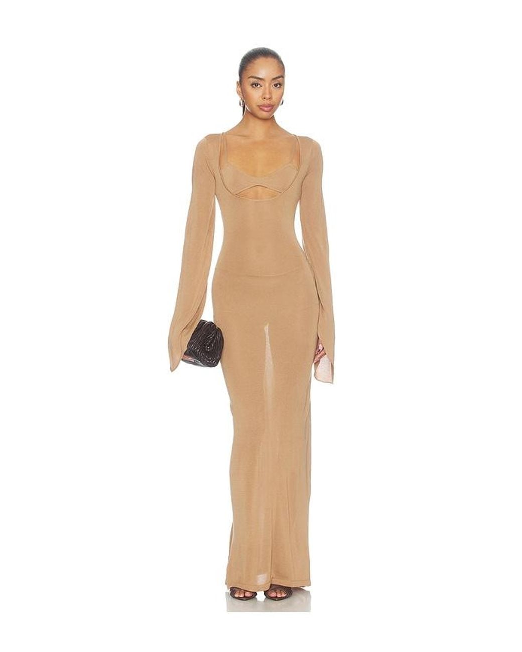 AYA MUSE Natural Zair Dress