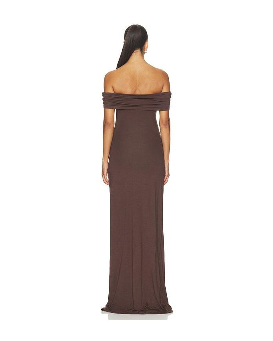 BUMPSUIT Brown The Sleeveless Evening Dress