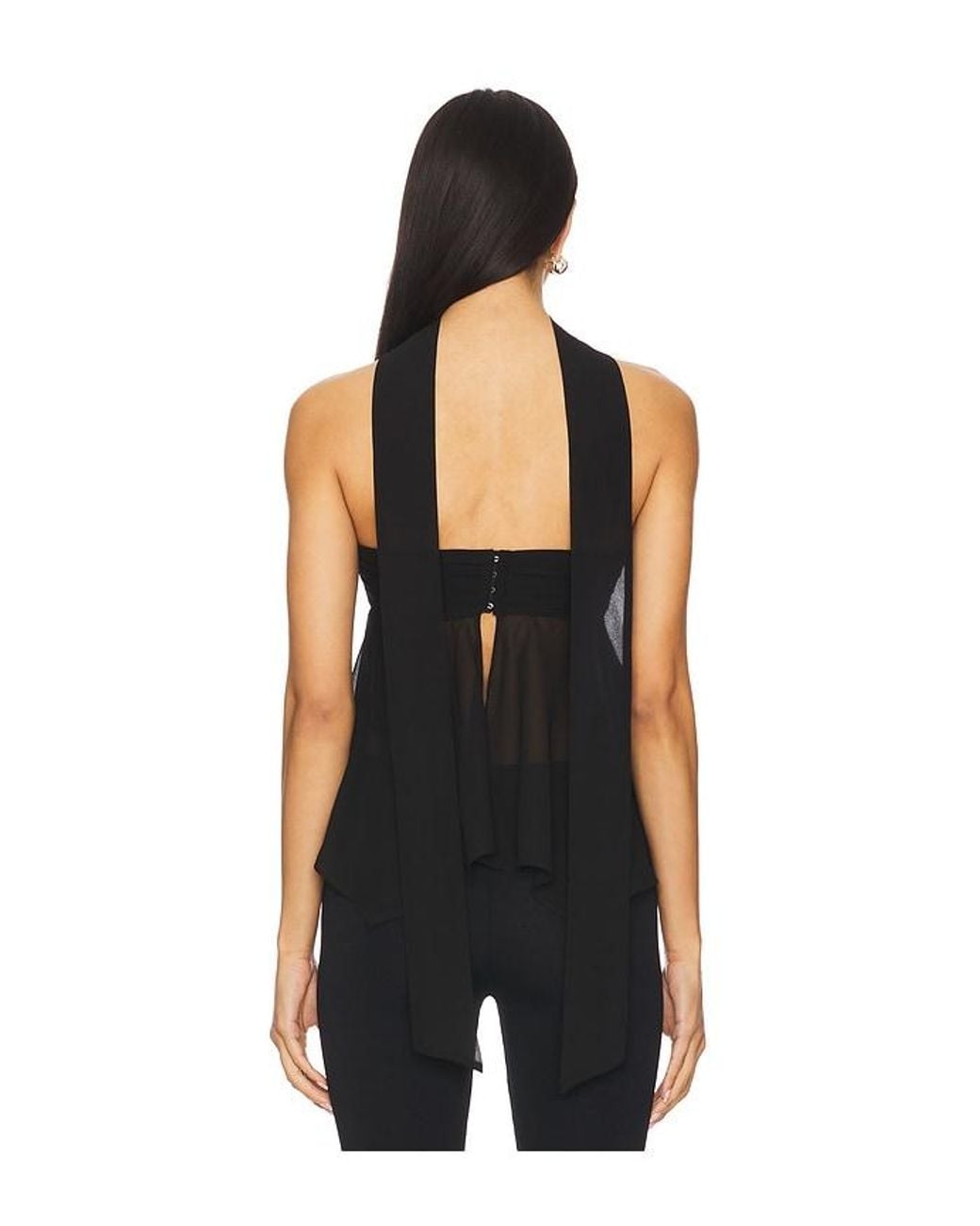 Lovers + Friends Black Sierra Top