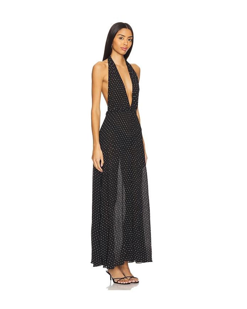 Lioness Black District Maxi Dress