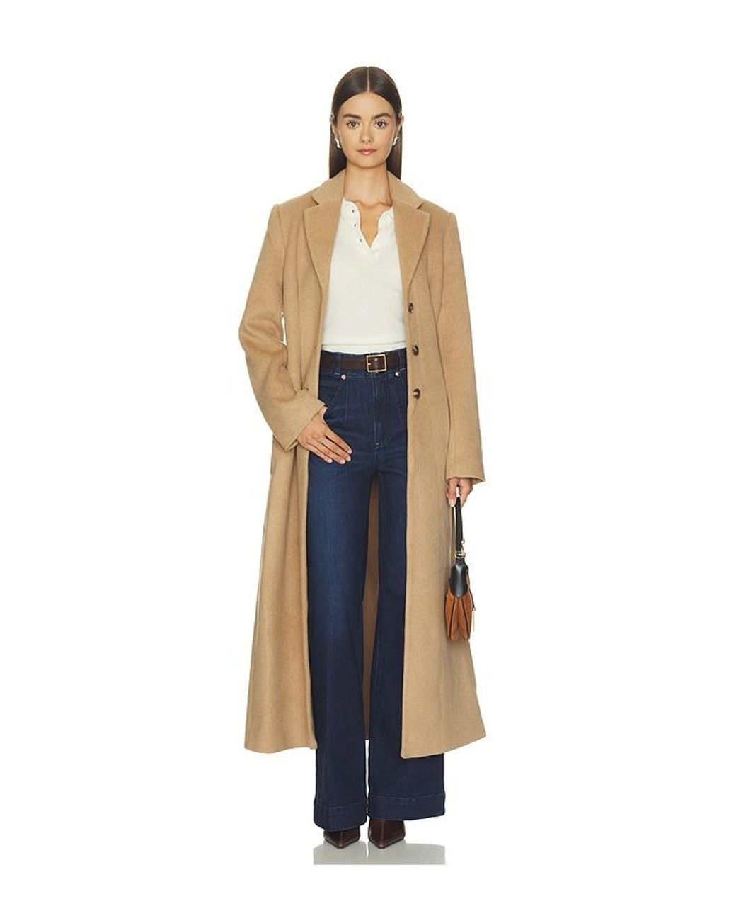 Pistola Blue Lana Double Button Wide Leg Jeans