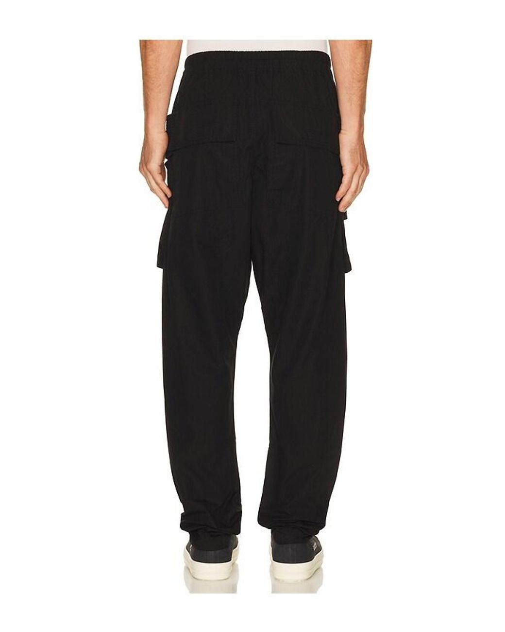 Rick Owens Black Creatch Cargo Drawstring for men