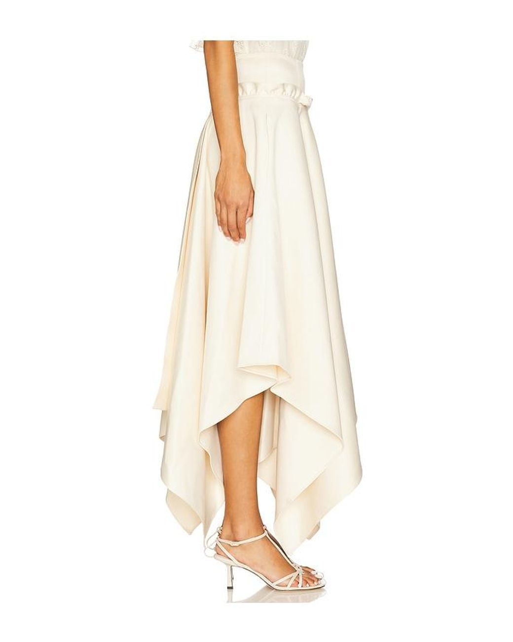 AKNVAS Natural Vera Satin Skirt